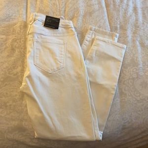 NTW Banana Republic White curvy skinny jeans
